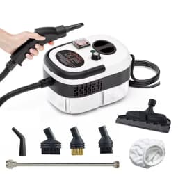 Portable Handheld Steam Cleaner High Temperature Pressurized Steam Cleaning Machine With Brush Heads For Car Kitchen