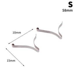 1/2Pcs Scissors Accessories Clip Spring For 58mm 91mm Knife 301 Stainless Steel Spring