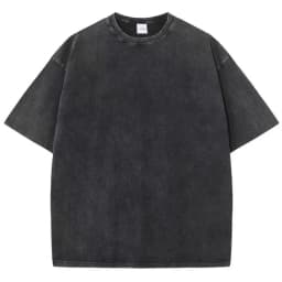 American Style Retro Heavyweight Solid Color Short Sleeved T-shirt Men Women Summer Street Trendy Washed Old Oversized Clothes