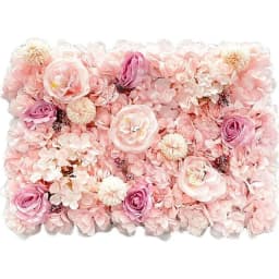 Pink Silk Rose Flower Wall Artificial Flower For Wedding Decoration BabyShow Party Birthday Gift Home Backdrop Decor