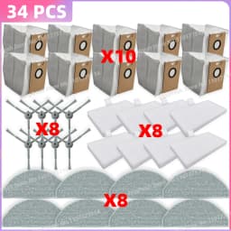 Fit For Lydsto R1 Edge/R1D Edge, MiWhole M9 Lite, NARWAL Freo S, Roidmi Eve Rook/Rook S, Haier Civic X11 Pro Brush Filter Bag