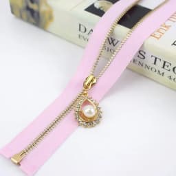 2/5pcs Meetee 3# Metal Zipper 40/50/60/70CM Open End Gold Teeth Zip for Sewing Bags Purse Down Jacket Skirt Clothing Accessories