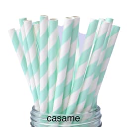 50pcs Panda Bamboo Paper Straws Birthday Party Wedding Decoration Straw Disposable Paper Drinking Straw Baby Shower