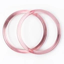 2/4Pcs Deepeel 10cm Acrylic Circular Handle for Bag Transparent Plastic Handbag Decorative Handles Resin Ring DIY Luggage Parts