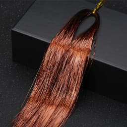 93/120cm Sparkle Synthetic Hair Extensions Tinsel Rainbow Colored Strands Girls Headwear Hairbinge Hair Laser False Decor