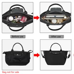 Bag Organizer Insert For Longchamp Energy Small Medium Mini Dupont Paper Support Insert Inner Bag Accessories