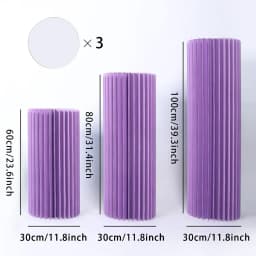 Foldable Paper Columns Display PedestalStand Cylinder Pedestal Stand Cardboard Flower Stand Dessert Table Wedding Birthday Party