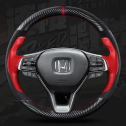 Custom DIY Car Steering Wheel Cover 100% Fit For Honda Accord 10 2018 2019 Insight 2019 Auto Interior Accessories Steering Wrap