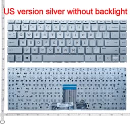 US/UK/RU/SP/FR Laptop Keyboard For HP 14-DA 14-BD 14-CB 14-CC 14-DQ 14-FQ 14-DK 14-DH 14-CE 14-CK 14-CY 14-CF 14-CM 14-DG 14-CD