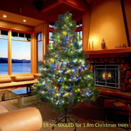 6M-48M LED Fairy Light Cluster Firecracker String Lights Christmas Garland For Birthday Home New Year Christmas Tree Decor Lamps