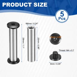 5/10pcs Knife Handle Screws M4 Torx Sink Head Pocket Knife Pivot Pin Folding Knives Bolts Fasteners 17-28mm for Blade Fixing