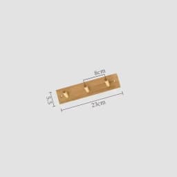 Wall Mounted Hanger Room Hooks Key Hallway Storage Holders Practical Decoration Nordic Bamboo Door Clothes Hats Robe Back Rack