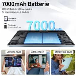 2026 New 10.1 Inch High Display Tablets Octa Core 12GB+128GB Rom Android 14 Google Play 4G LTE 5G Phone Call Tablet 7000mAh