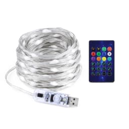 USB Port RGB LED String Fairy Lights WS2811 Smart Bluetooth App Control Christmas Light New Year Party Decor Holiday Lighting