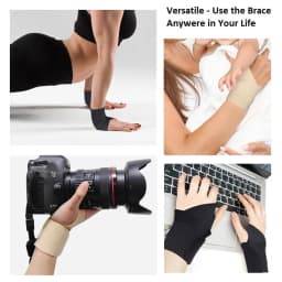 1PC Wrist Brace Compression Strap Wrist Support Carpal Tunnel Ultra-Thin Elastic for Tear,Wrist Brace for Arthritis Pain,Sprains