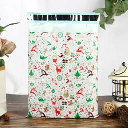 100PCS 10*13in Poly Mailer Adhesive Envelope Shipping Bag DIY Thick T-shirt Dresses Book Christmas Toys Gifts Packaging Pouches