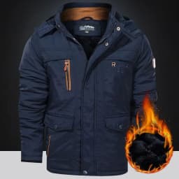 Military Thick Warm Outerwear Big Size 6XL Multi-pocket Men's Winter Jacket Fleece Linning Outdoor Parka Coat Hooded Windbreaker