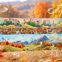 Journal GO 5cmx2m Dream Estate Scrapbook Landscape Tape Stickers for Collage Junk Journal Decoration Masking Tape Stationery