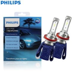 Philips LED H4 H7 HB3 HB4 H8 H11 H16 Ultinon Essential Car Headlight 6000K Bright White HIR2 9012 9005 9006 LED Upgrade Lamps