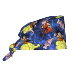 Custom DBZ Goku Japan Comic Cleaning Working Cap Cool Men Women Saiyan Scrub Cap Surgicals Hat Nurse Scrubs Hat For Dentist