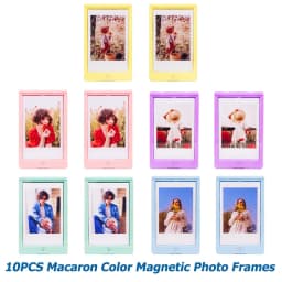 5-20PCS Assorted Color Free Combination Magnetic Photo Frame For Fujifilm Instax Mini Film Intax Mini 12 11Film Mini 8 7s 70 90