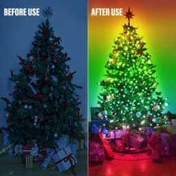 Smart Fairy RGB String Light USB 10M/33FT Waterproof String Light with App Control, Sync to Voice & Music Valentine's Day Decor