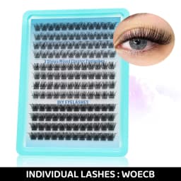 DINGSEN DIY Lash Clusters Thick Segmented Eyelash Extension 60D 80D 100D MIX Lashes Extension Cluster Lashes Individual Lashes