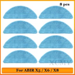 For ABIR X5 X6 X8 Genio Navi N600 Robotic Vacuum Cleaner Replacement Parts 3-Arm Main Side Brush Hepa Filter Spare Parts