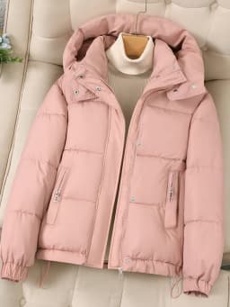 Women's Winter Cotton Jacket 2026 New down Cotton Coat Thickened Large Size Short Hooded Warm Popular Cotton Padded Coat