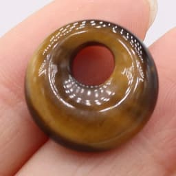 Natural Stone Beads Semi-precious Stones Round Big Hole Beads for Jewelry Making DIY Necklace Bracelet Earrings Accessories18mm