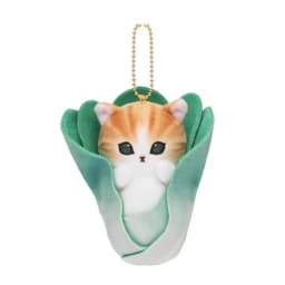 Kawaii Mofusand Shark Cat Fruit and Vegetable Series Plush Toys Backpack Keychain Cartoon Soft Stuffed Doll Girls Birthday Gift