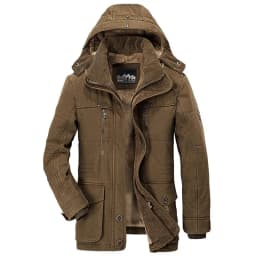 Men Winter New Fleece Warm Thick Windproof Parkas new Jackets Coat Men Autumn Fashion Hooded Casual Tactics Military Parkas Men