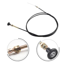 2-5m Stop Choke Bowden Cable 6mm/10mm Cars Commercial Control Bonnet Engine Flameout Line Fuel Throttle Trucks