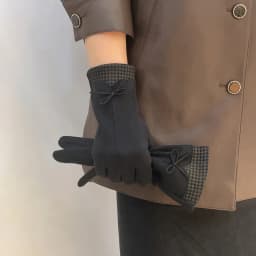 Winter houndstooth Gloves Warm Touch Screen Gloves Women Cold Protection Full Finger Mittens Outdoor Cycling Thick Woolen Glove