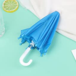 1Pc Baby Doll Rain Gear Toy Umbrella Mini Umbrella Doll Accessories Children Multicolor Toy Clothing Decoration