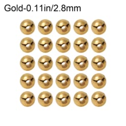 25Pcs/lot Nice-Designed Slotted Tungsten Beads Fly Tying Beads Tungsten 2mm/2.5mm/2.8mm/3.3mm/3.5mm Fly Tying Material