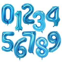 30 40inch Gradient Rose Red Big Number Foil Balloons 0 1 2 3 4 5 6 7 8 9 18 Years Old Birthday Party Wedding Party Decoration