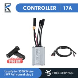 36V/48V 15-30A Waterproof KT Controller for Electric Bike with Light Function for Kunteng Ebike Accessories with Tf01u Display