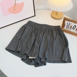 High Waist Thin Modal orts Women's Summer Loose Fit Home Wide Leg Pants Casual Skirt Pants Comfortable Elastic Waist