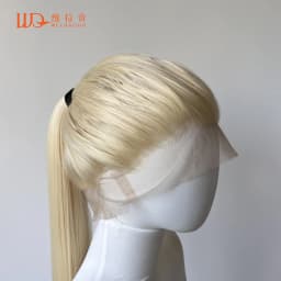 Light Blonde Color Synthetic Full Lace Wigs for Black Women Heat Resistant 26 Inch Long Straight Full Hand Tied Free Part 150%
