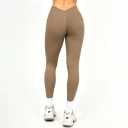 Bum Women V-Back Shaping Scrunch Butt Legging Seamless Yoga Pants Workout Gym Leggings Low Hips Waist Fitness Butt Lifting Tight