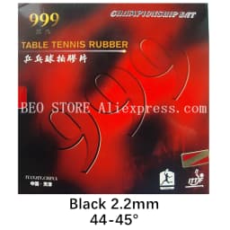 999 Table Tennis Rubber Pips-In 999T Original Table Tennis Ping Pong Rubber with Sponge 2.2mm H44-45