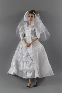 1 Set Doll Clothes 1:6 Scale Dress Outfit for 11.5 Inch 30cm Doll Many Style for Choice Gifts for Girls Doll Accessories #8