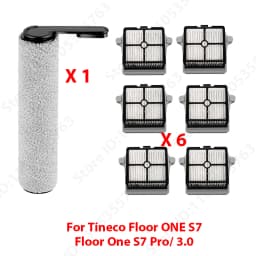 For Tineco Floor ONE S7/Floor One S7 Pro/ 3.0 Cordless Vacuum Cleaner Roller Brush HEPA Filter Spare Parts Kit Accessories