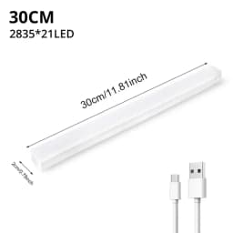 Motion Sensor Light Wireless LED Night Light USB Rechargeable Night Lamp Cabinet Wardrobe Lamp Staircase Backlight For Kitchen 1