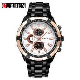 2022 CURREN Top Brand Quartz Watch Men Waterproof Sport Military Wristwatch Men Business Stainless Steel Male Clock Reloj Hombre