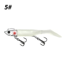 Soft Lure Vibration Jig Head Hooks 30g37g43g Artificial Bait for Perch Pike Bass Fishing Lure Sea Silicon Bait for Fishing