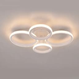 LED Ceiling Lights 48w Modern Chandelier Three Colors Lamp Minimalist Lamps For Bedroom Light Surface Installation Dining Room
