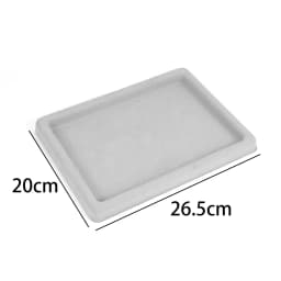 1pcs Gray Flock Beads Tray Design Boards Kit Measurement Compartment Beads Beading Jewelry Making Craft Tools Accessories