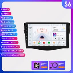 9"7862 Android Auto Car radio GPS Stereo for Toyota RAV4 Rav 4 2006-2012 multimedia player 4G 8Core Autoradio Carplay HeadUnit